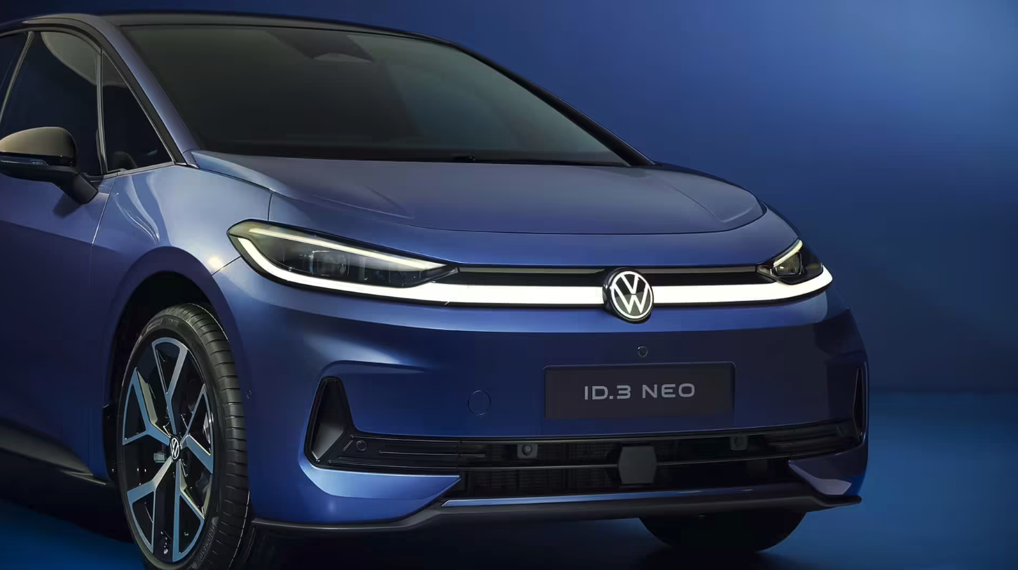 大众推出ID.3 Neo改款电动车 回归实体按键 续航最高可达630公里